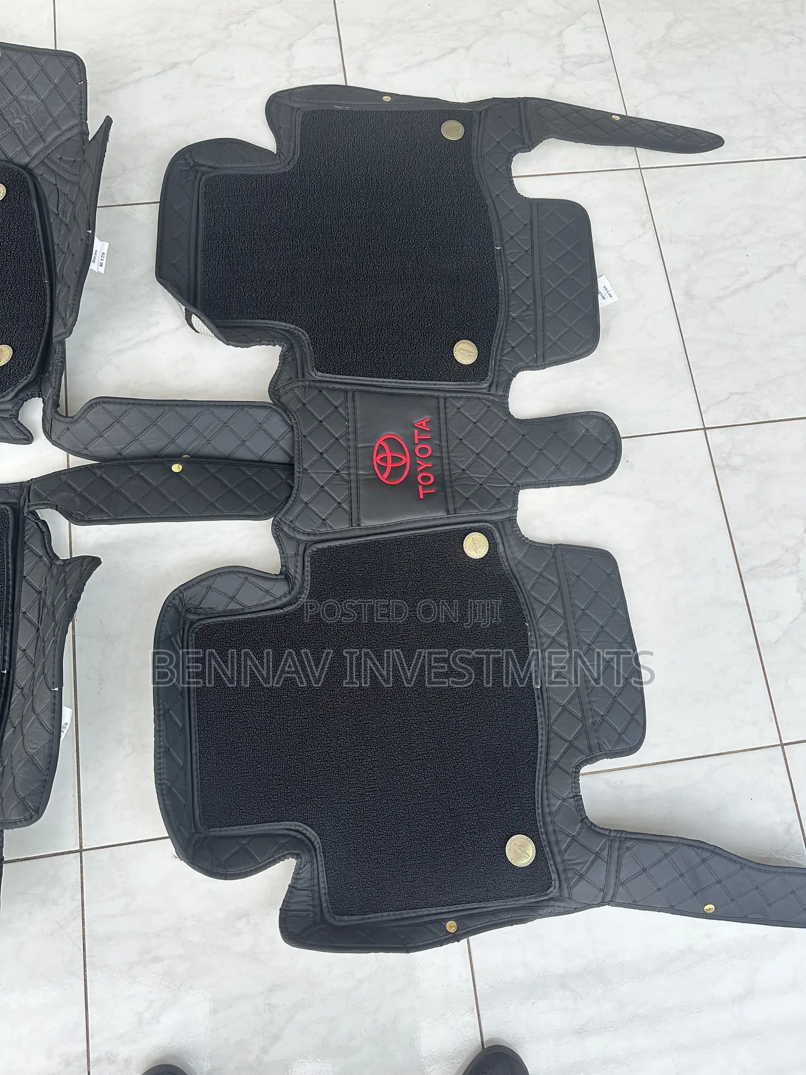 5D Premium Quality Leather Floor Mat/Carpet - Toyota RAV4 2019 to 2025