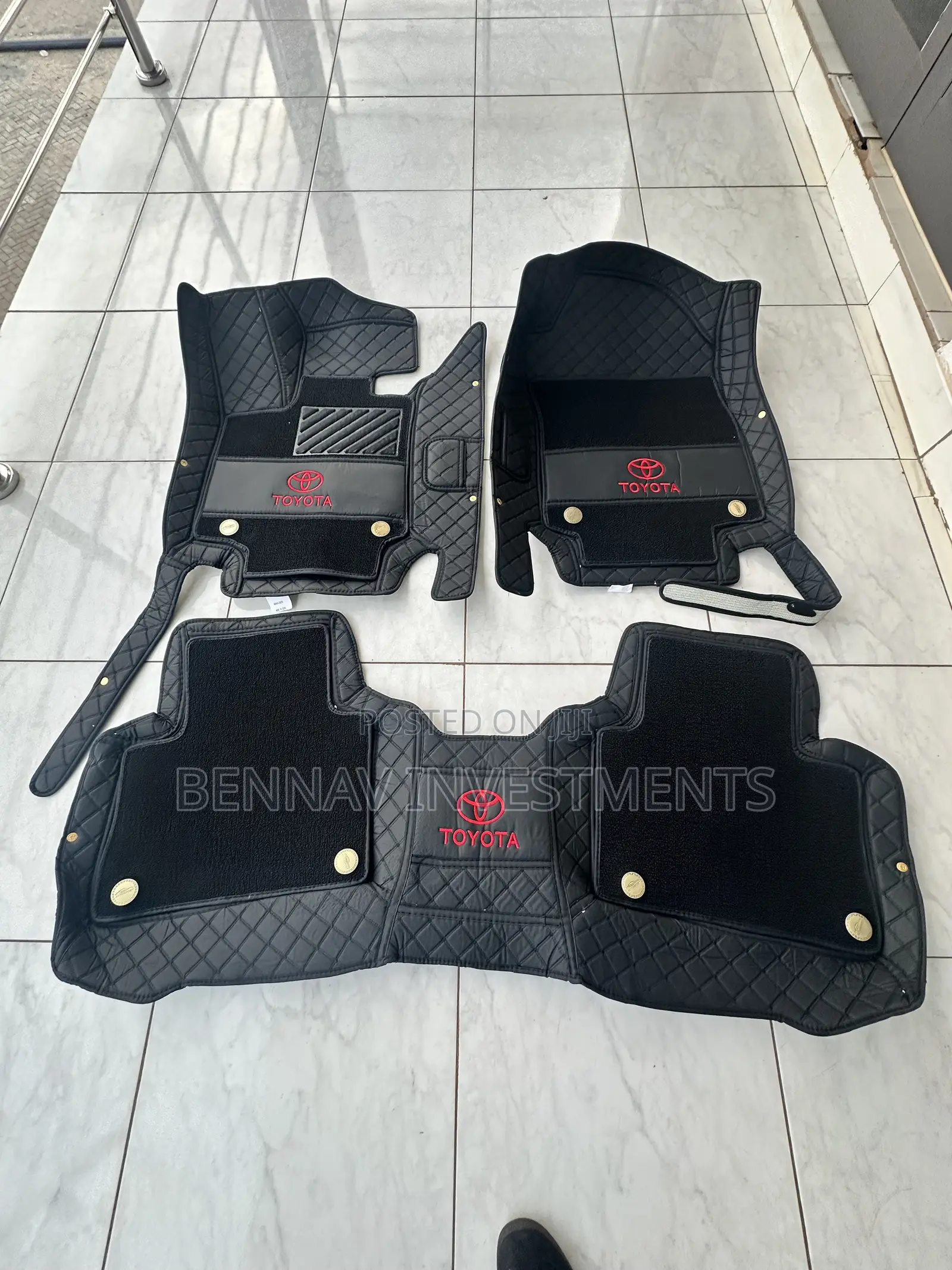 5D Premium Quality Leather Floor Mat/Carpet - Toyota RAV4 2013 to 2018