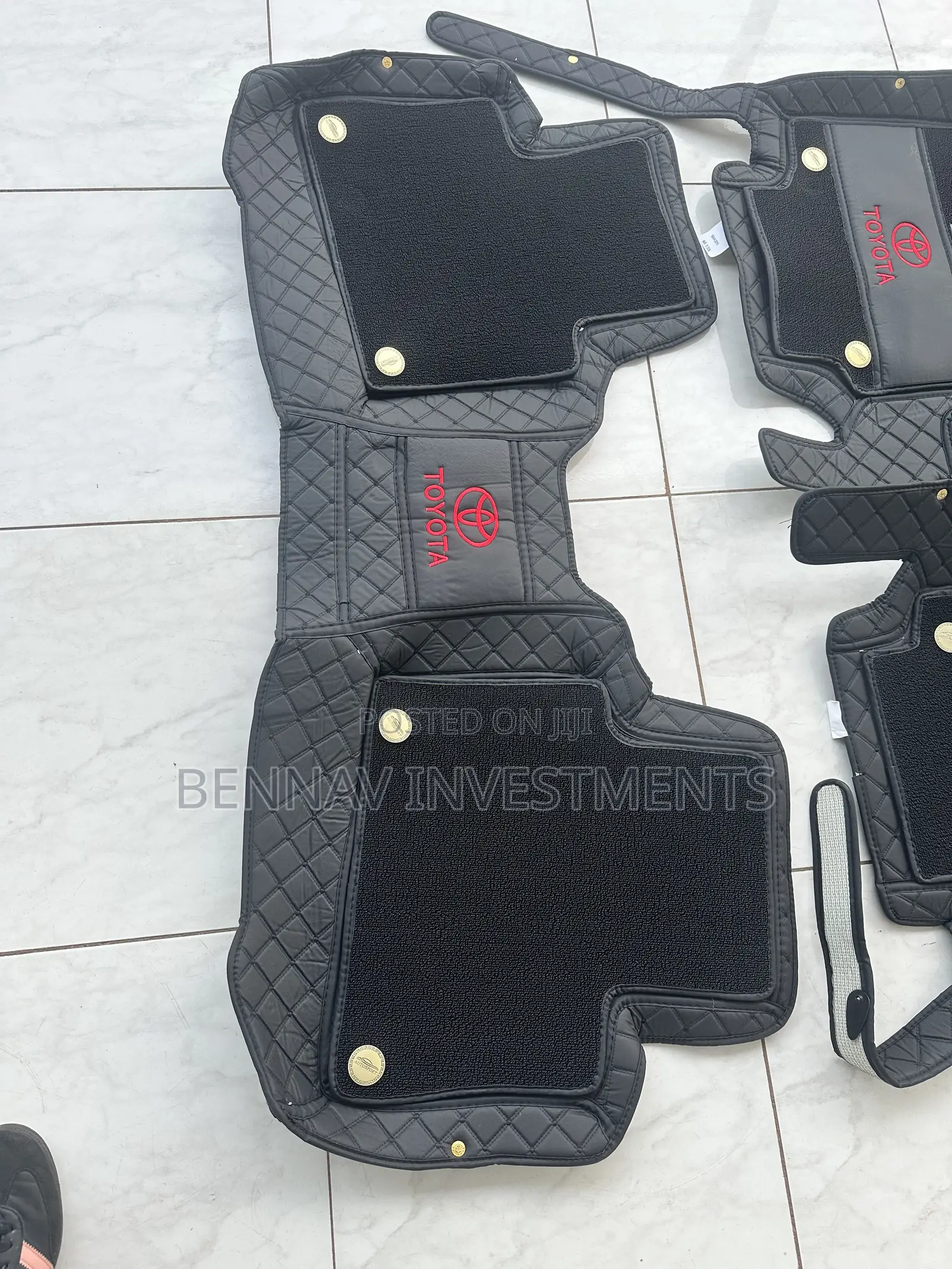 5D Premium Quality Leather Floor Mat/Carpet - Toyota RAV4 2013 to 2018