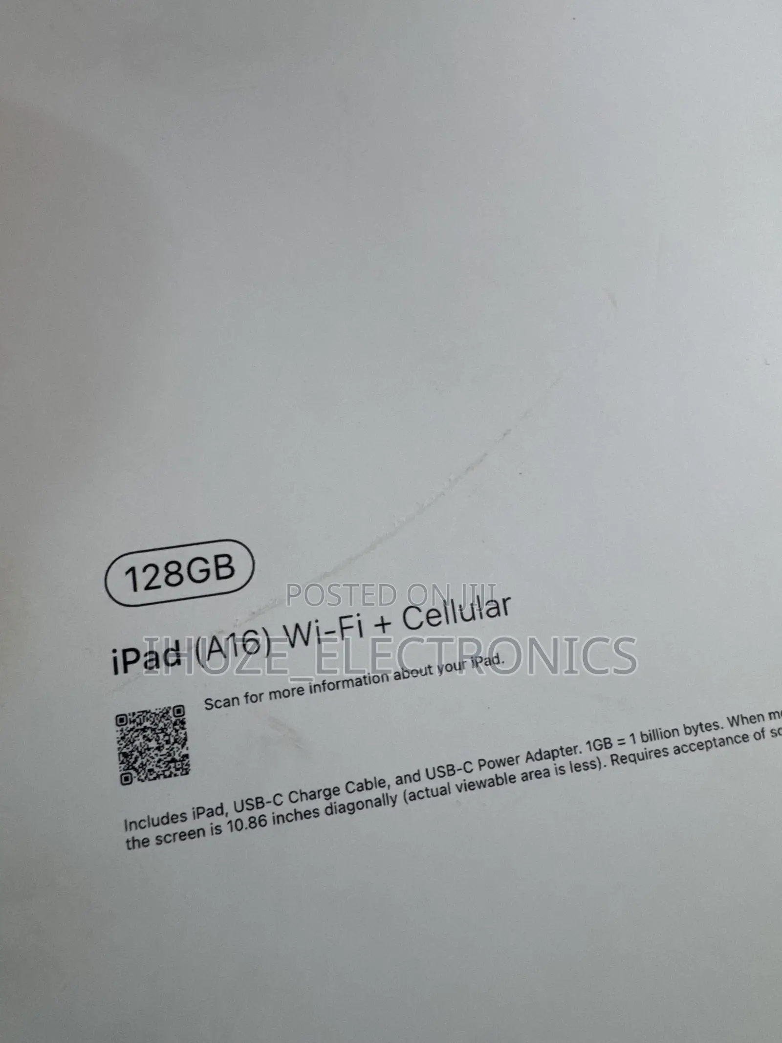 New Apple iPad (2025) 128 GB Silver