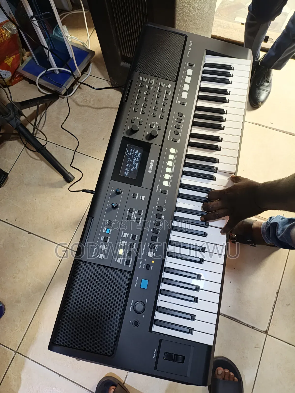 Yamaha PSR-E483 — 61-Key Touch-Sensitive Portable Keyboard