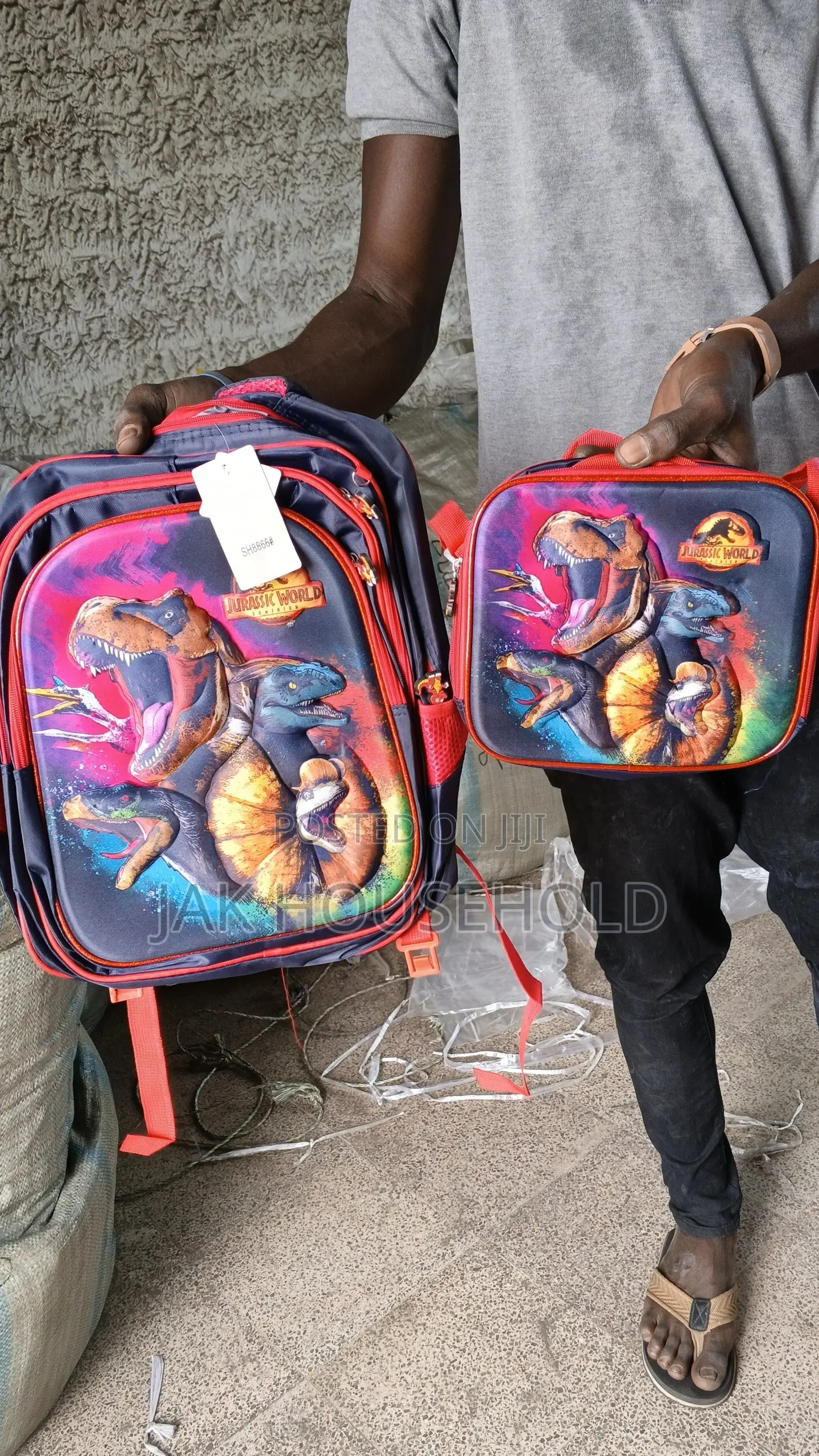 Large School Bag With Launch Box for Students