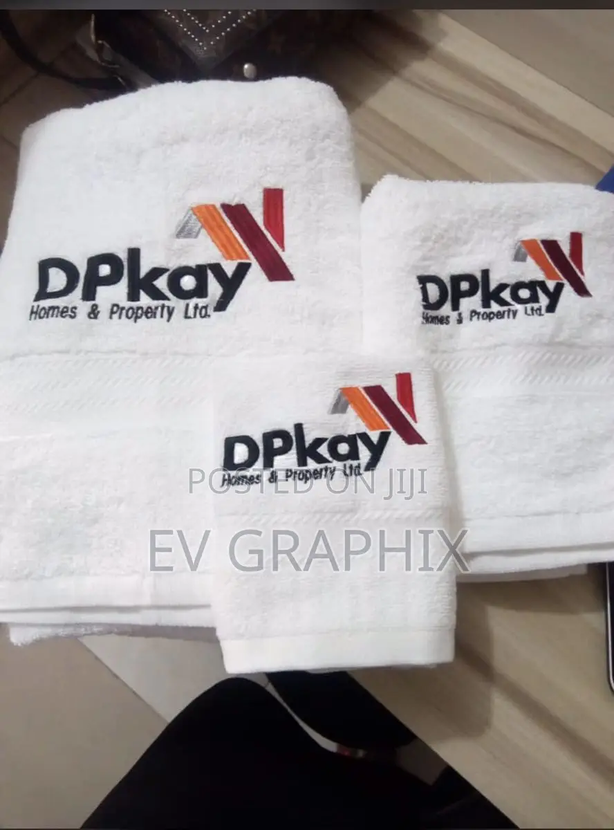 Embroidery on Face Towel