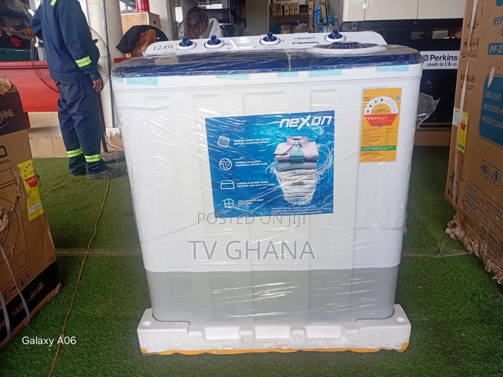Nexon 12KG Washing Machine – Perfect for Large Family Laundry12kg