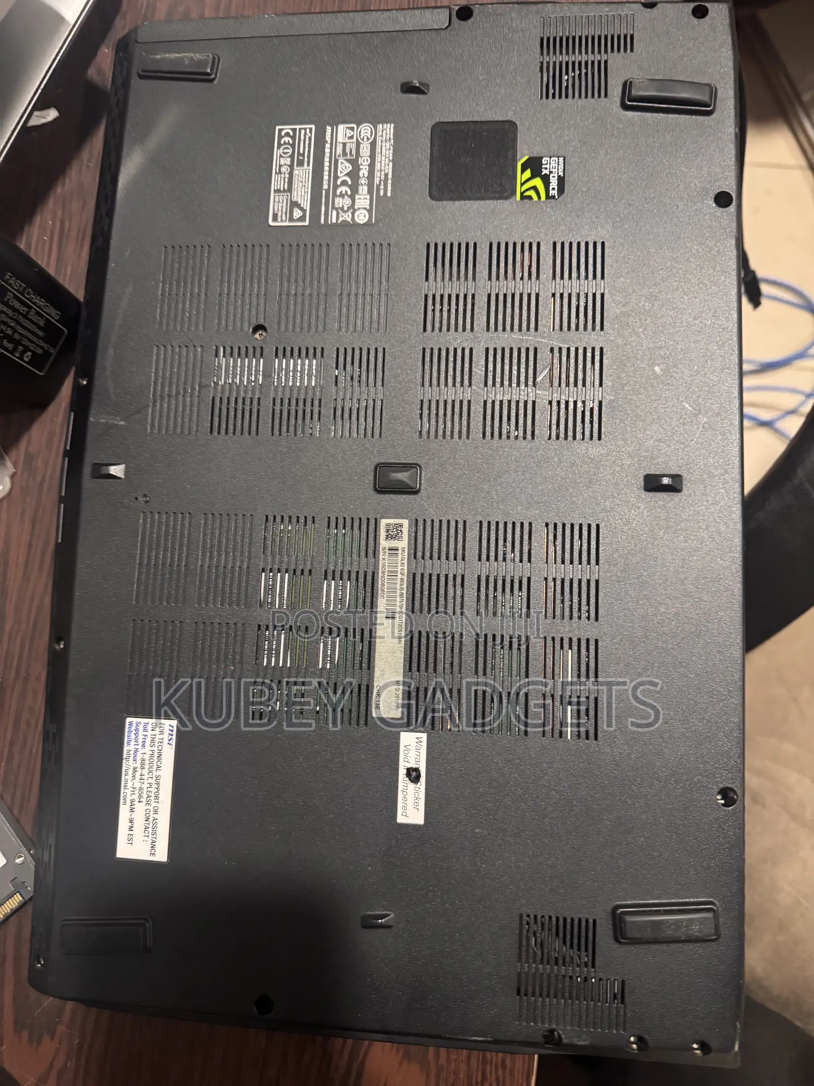 Laptop MSI 12GB Intel Core i7 HDD+SSD 1T