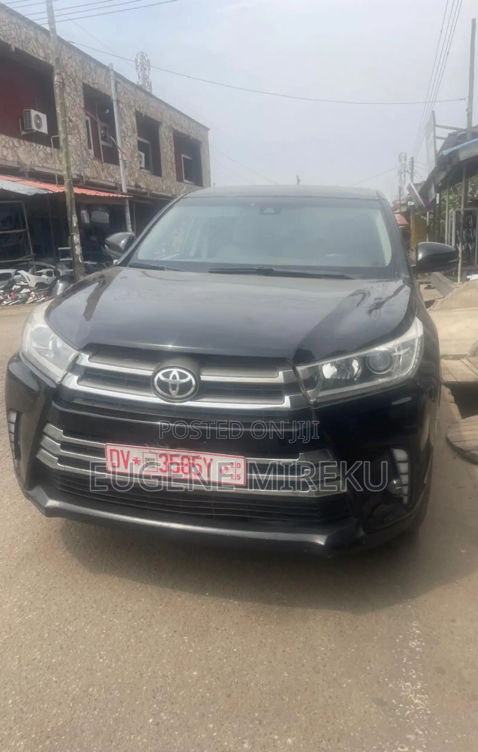 Toyota Highlander LE 4x2 (2.7L 4cyl 6A) 2017 Black