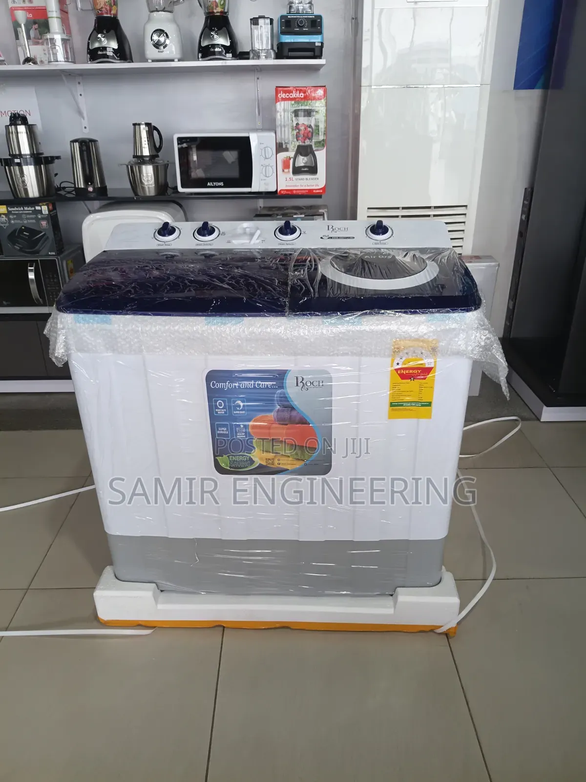 Roch 15kg Twin Tub: The Heavy-Duty Giant That Cleans Big Loads Fast!