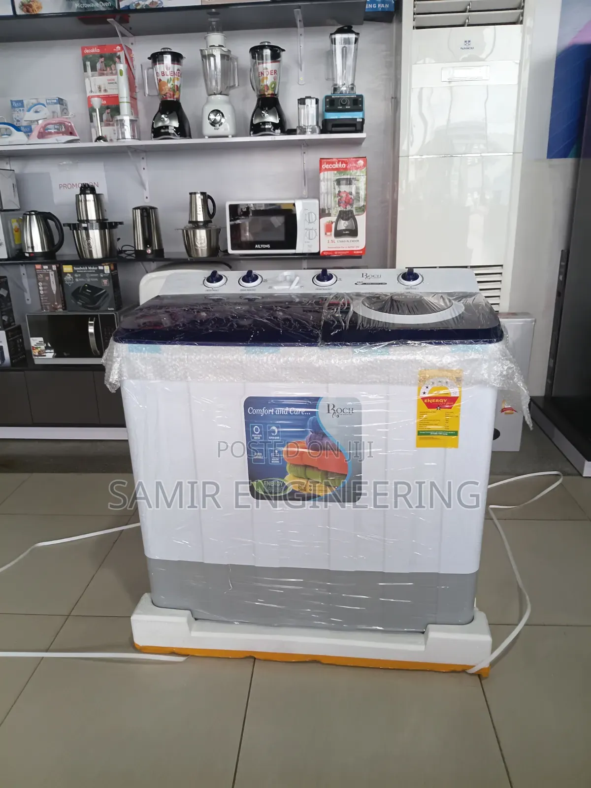 Roch 15kg Twin Tub: The Heavy-Duty Giant That Cleans Big Loads Fast!
