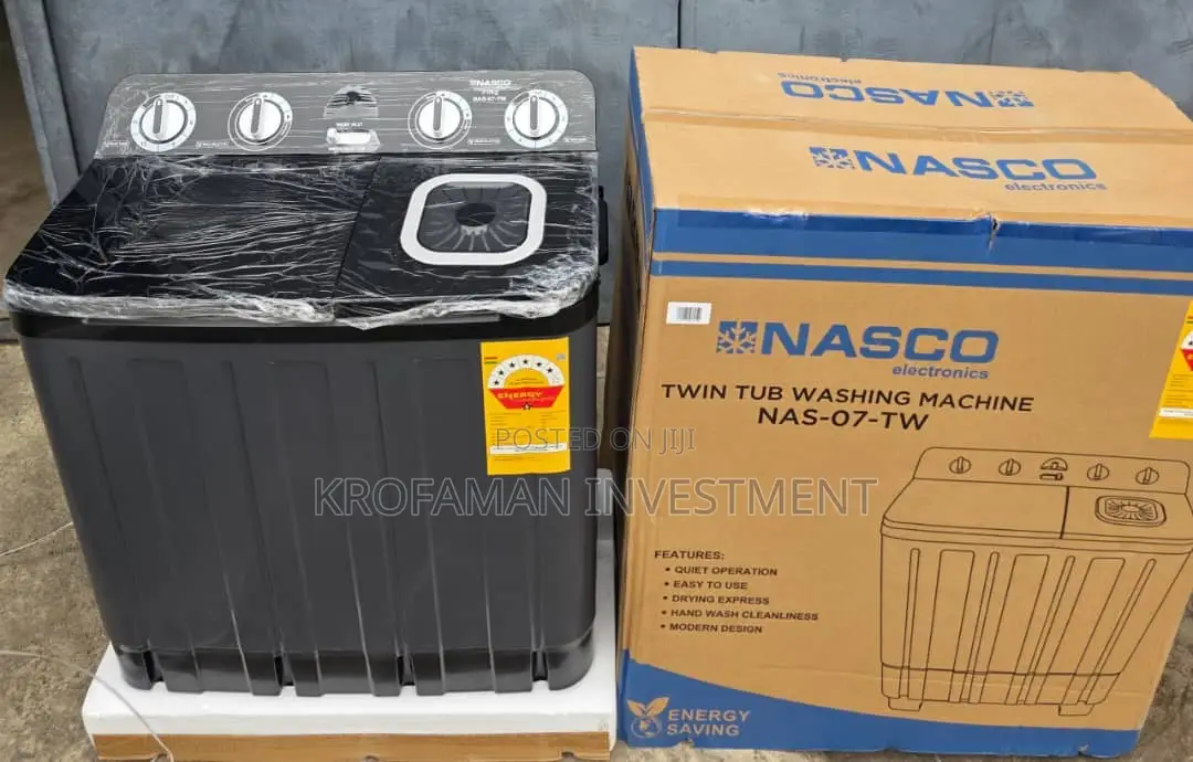 Nasco Nas-07-Tw 7kg Twin Tub Washing Machine