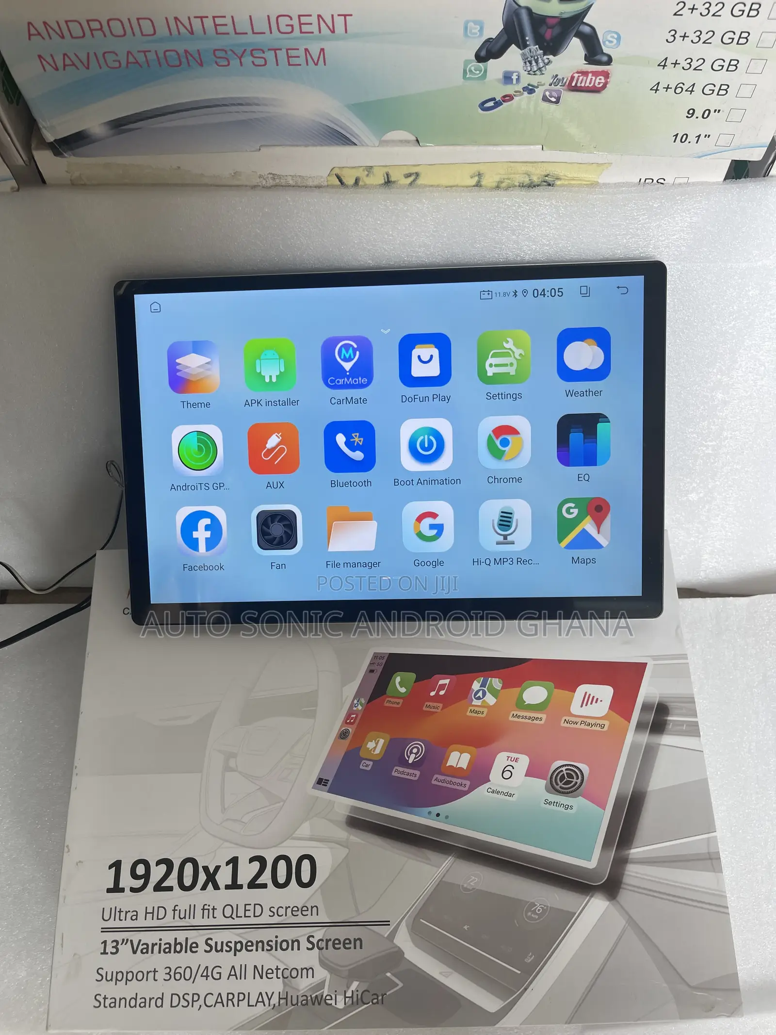 Universal 13.5” Android Infotainment Upgrade