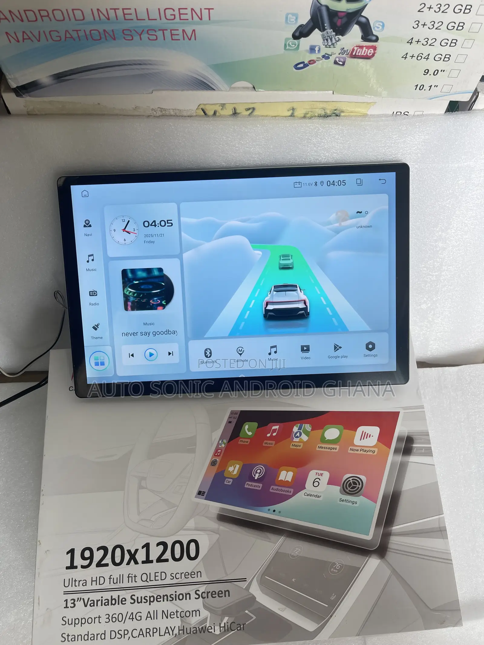Universal 13.5” Android Infotainment Upgrade
