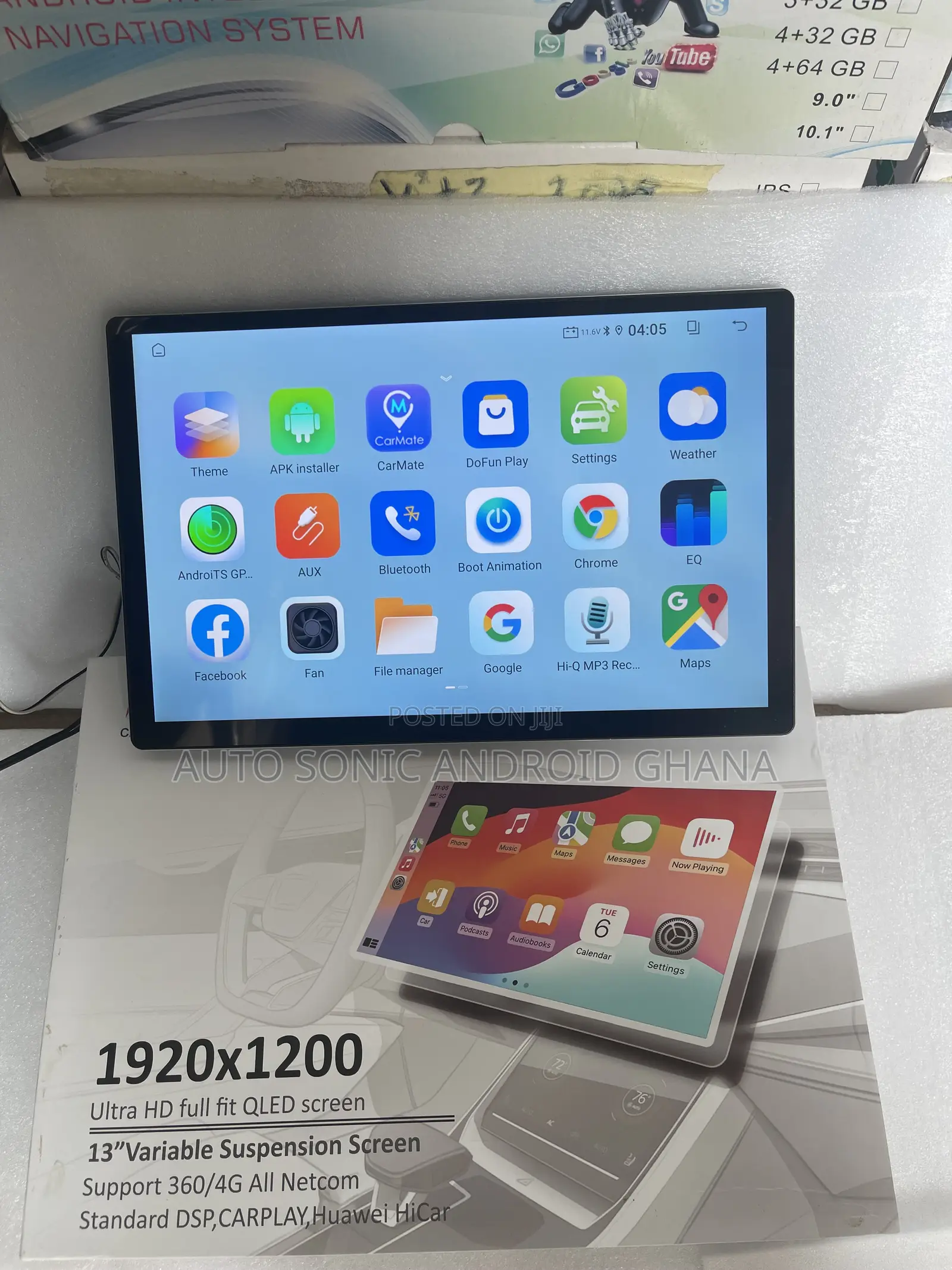 Universal 13.5” Android Infotainment Upgrade