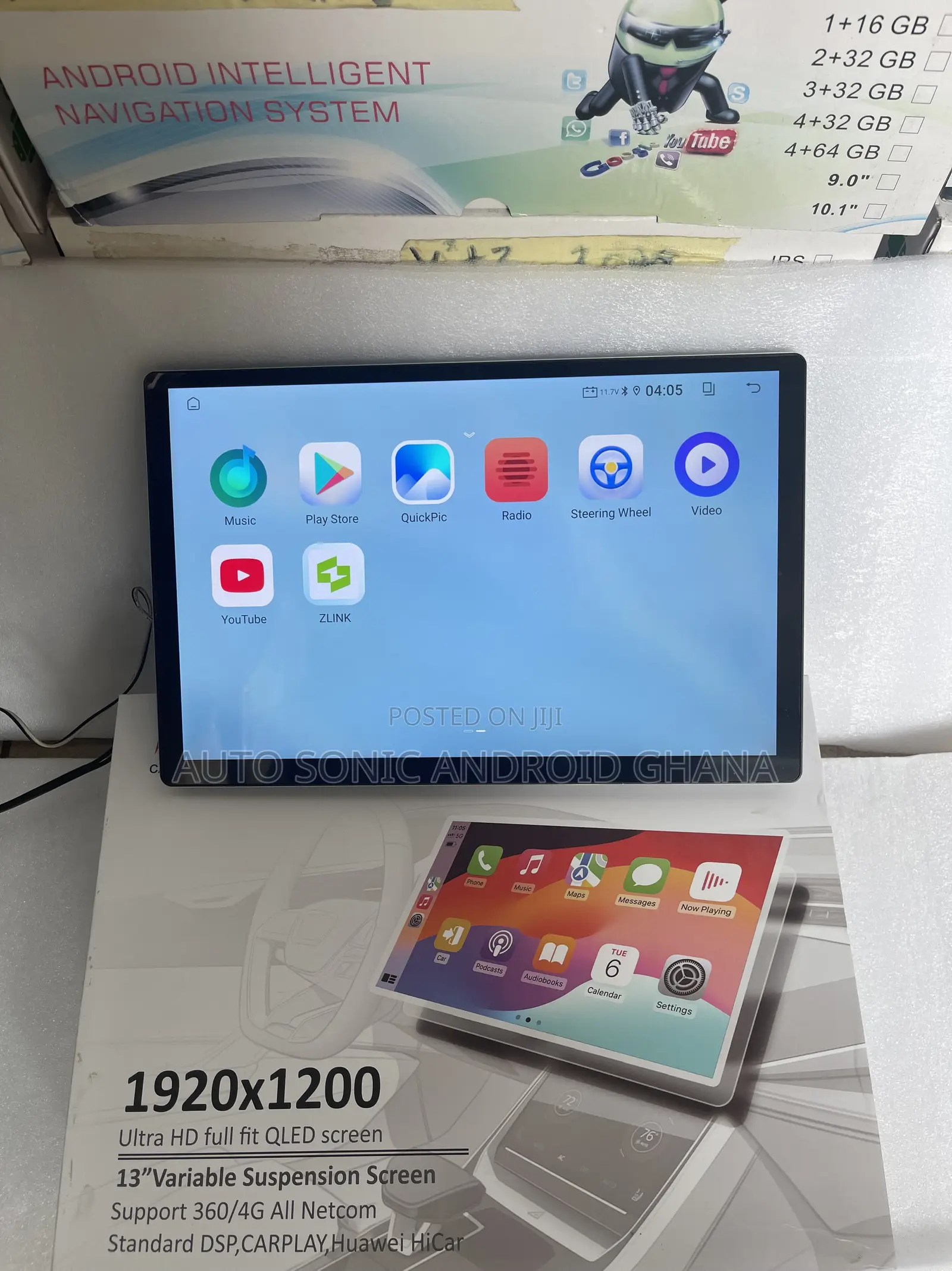 Universal 13.5” Android Infotainment Upgrade