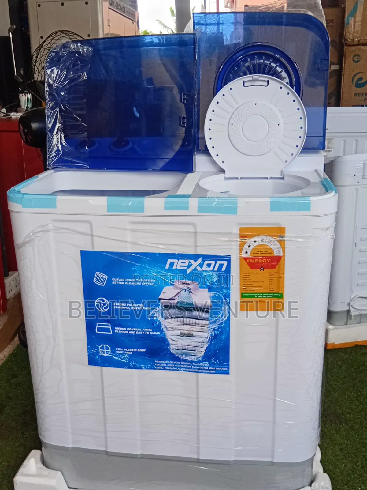 Nexon 10KG Washing Machine – Powerful Motor, Large 10kg