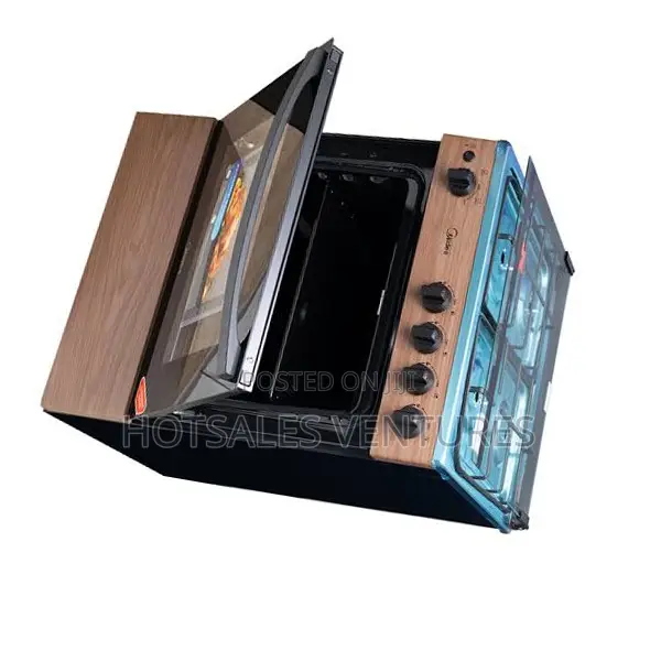AVAILABLE Midea 4 Burner 60 X 60cm Gas Cooker - 24tmg4g081-Wd