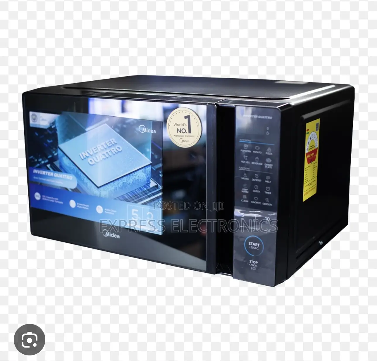 Lovely New Midea 30 LTRS Solo Digital Microwave - Black (EM9P032MO-B)