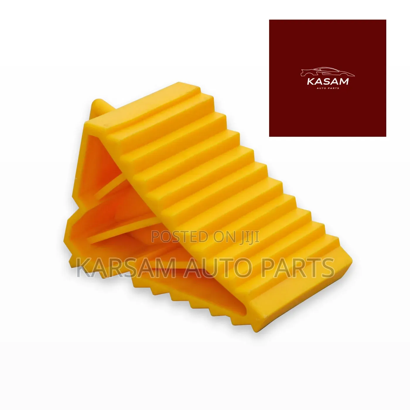 Ribbed Plastic Wheel Chocks