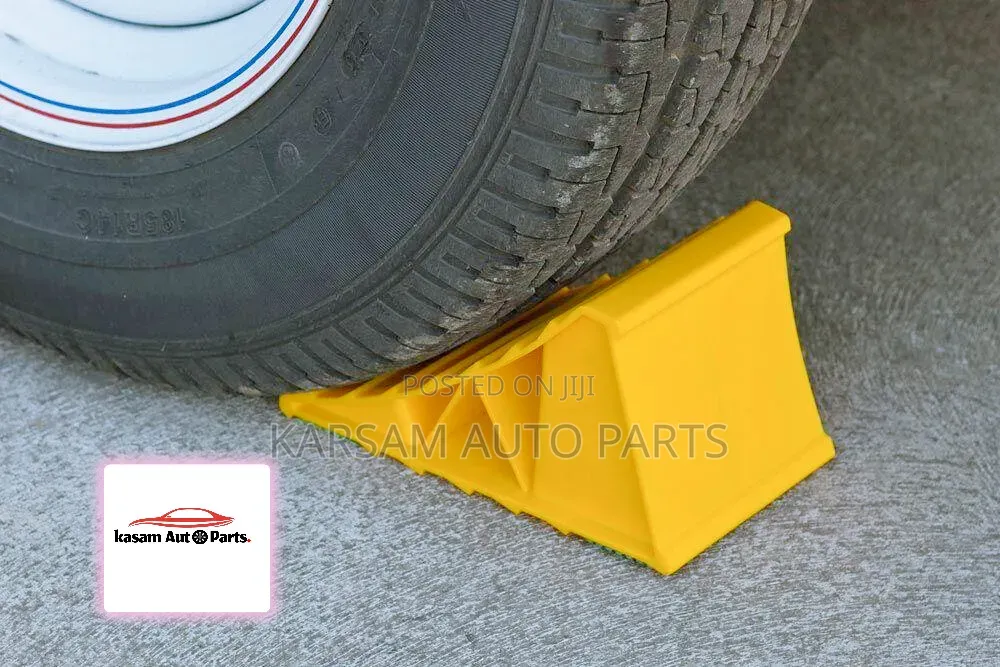 Ribbed Plastic Wheel Chocks
