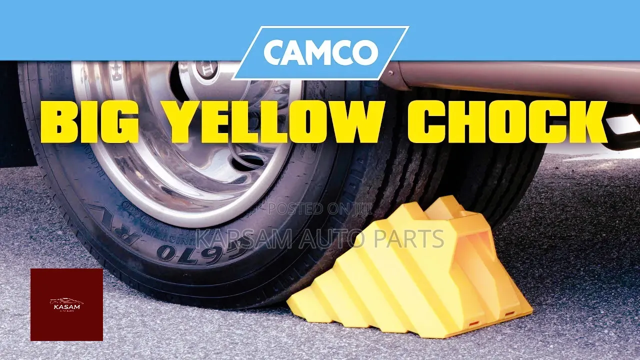 Ribbed Plastic Wheel Chocks