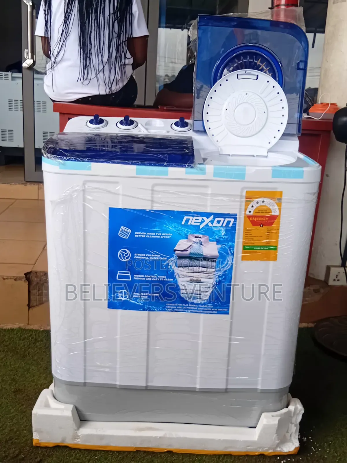 Nexon 10KG Washer – Spacious Drum, Powerful 10kg