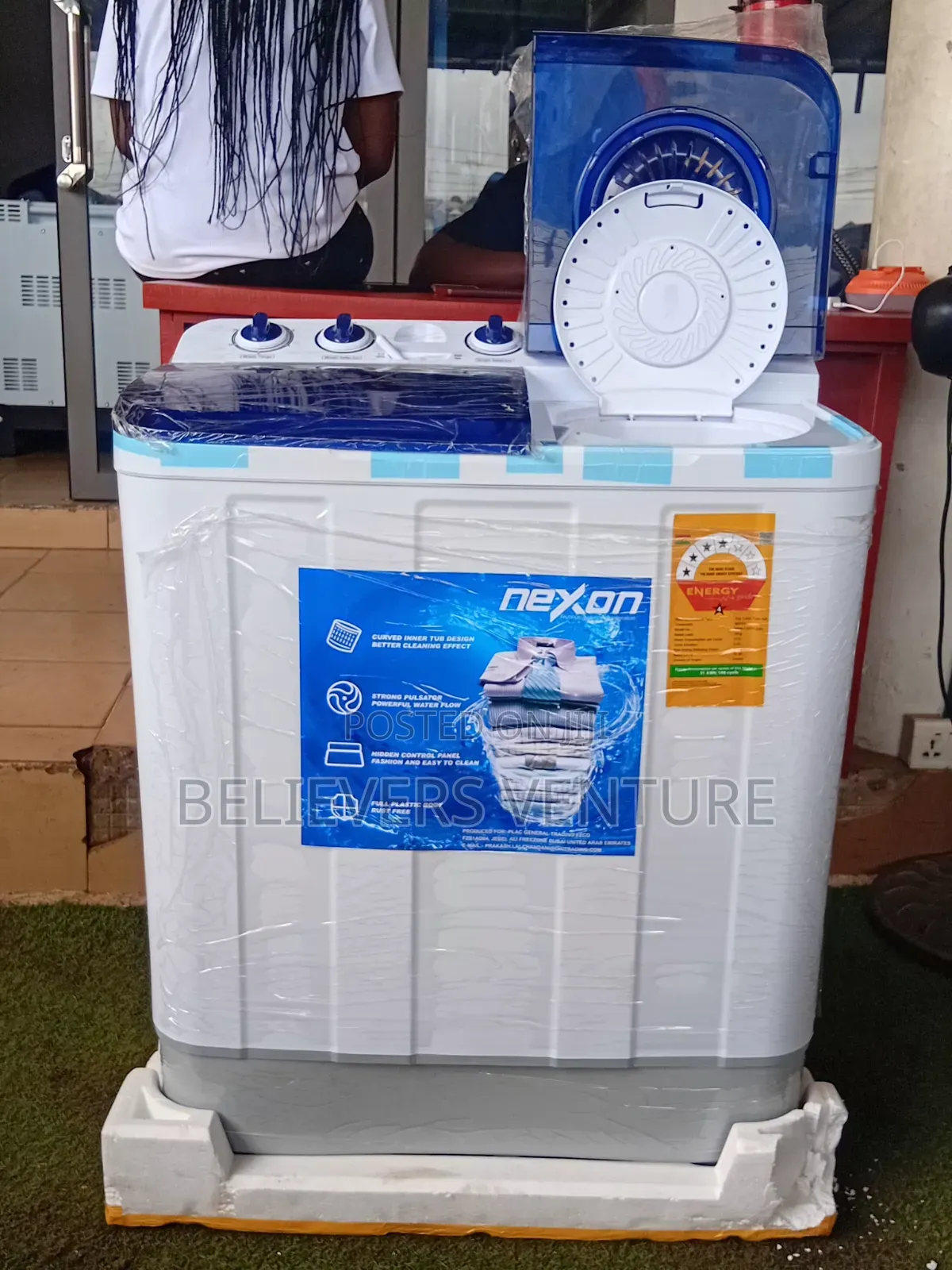 Nexon 10KG Washer – Spacious Drum, Powerful 10kg