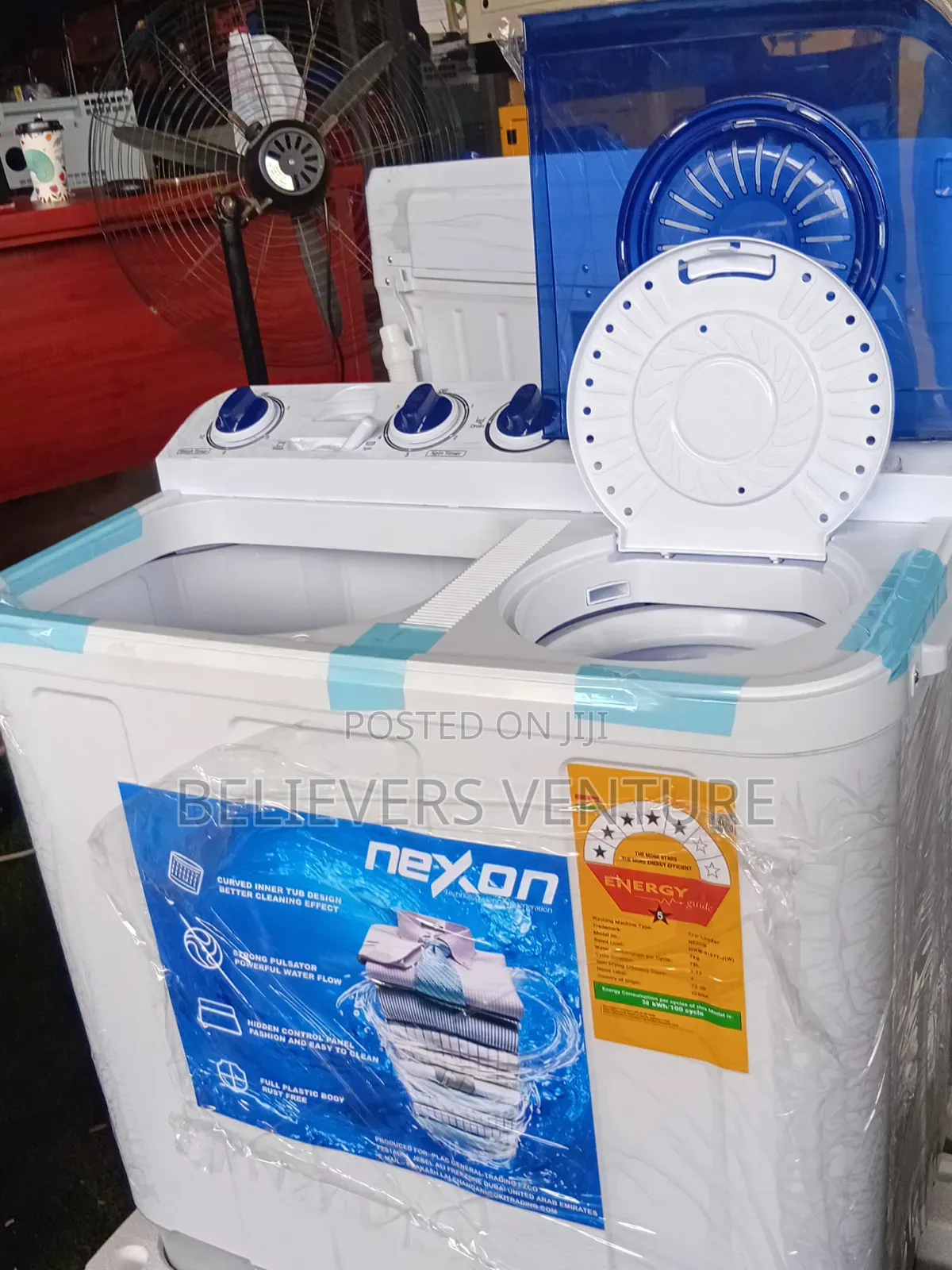 Nexon 7KG Twin Tub Washing Machine – Powerful 7kg