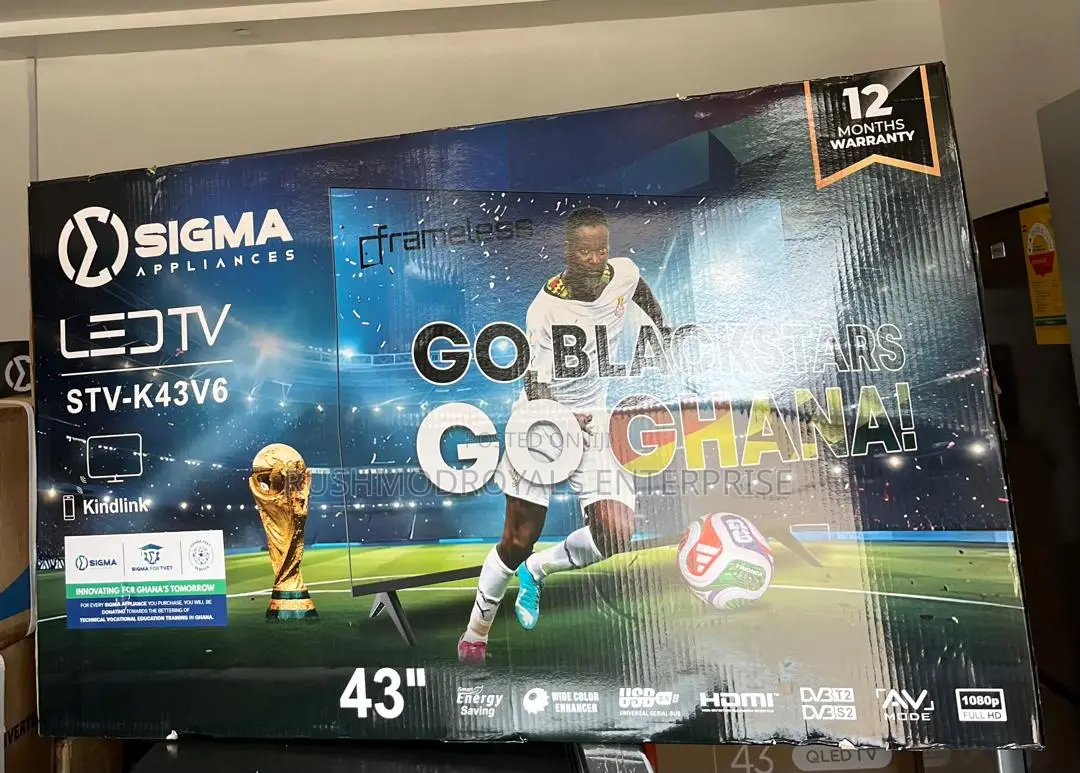 Upgrade Your Living Room With the Stunning Sigma 43" Smart TV