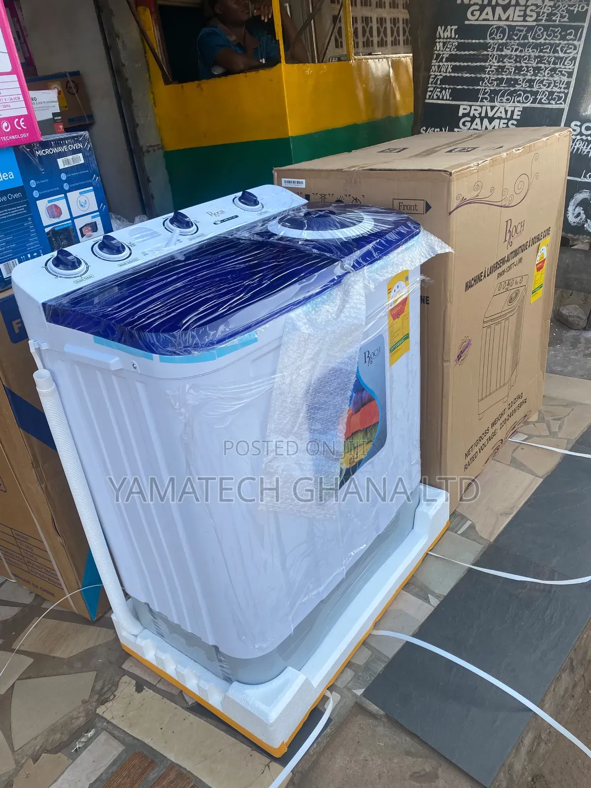 Roch 10kg Twin Tub Semi-Automatic Washing Machine