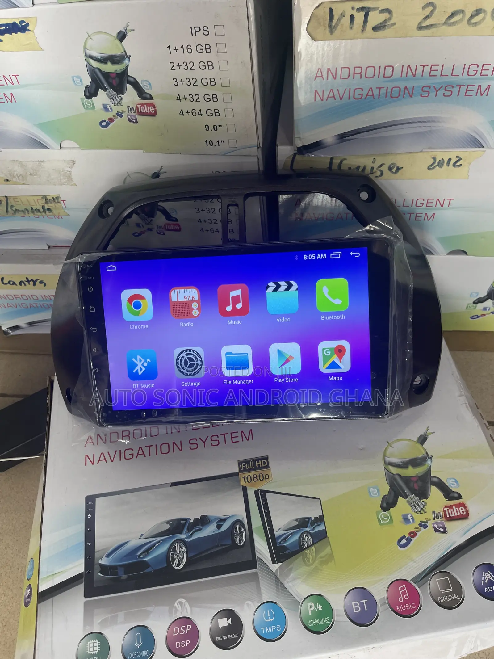Toyota RAV4 2005 Android Infotainment Upgrade Screen