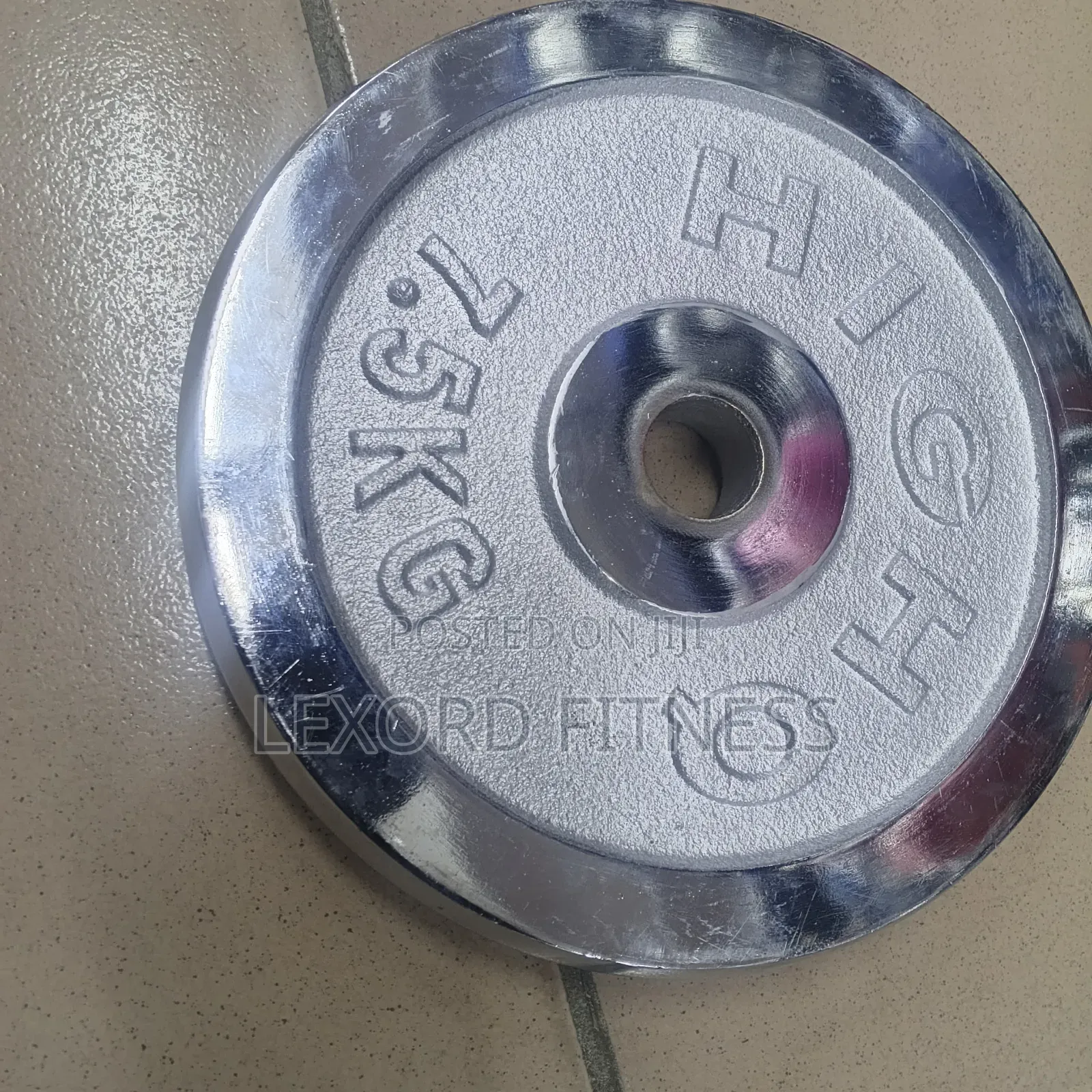 7.5kg Chrome Weight Plate 25mm