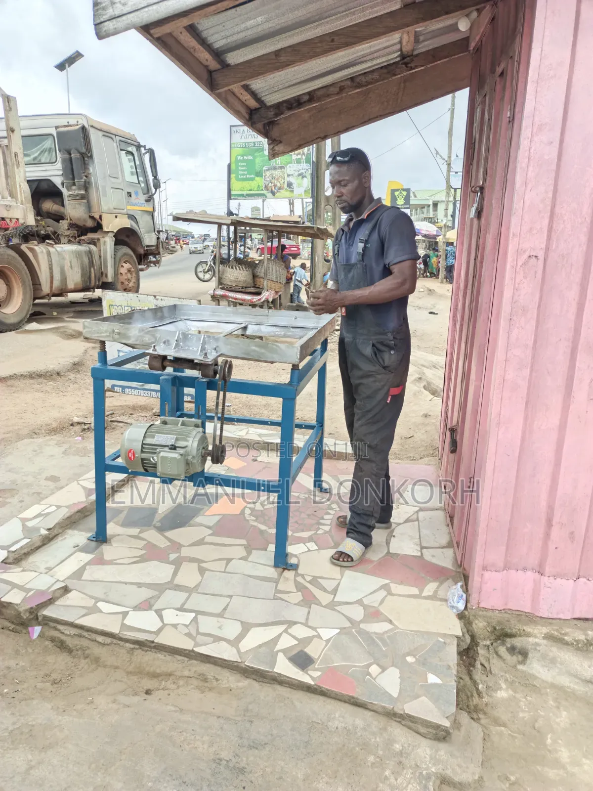 Gari Sieving Machine