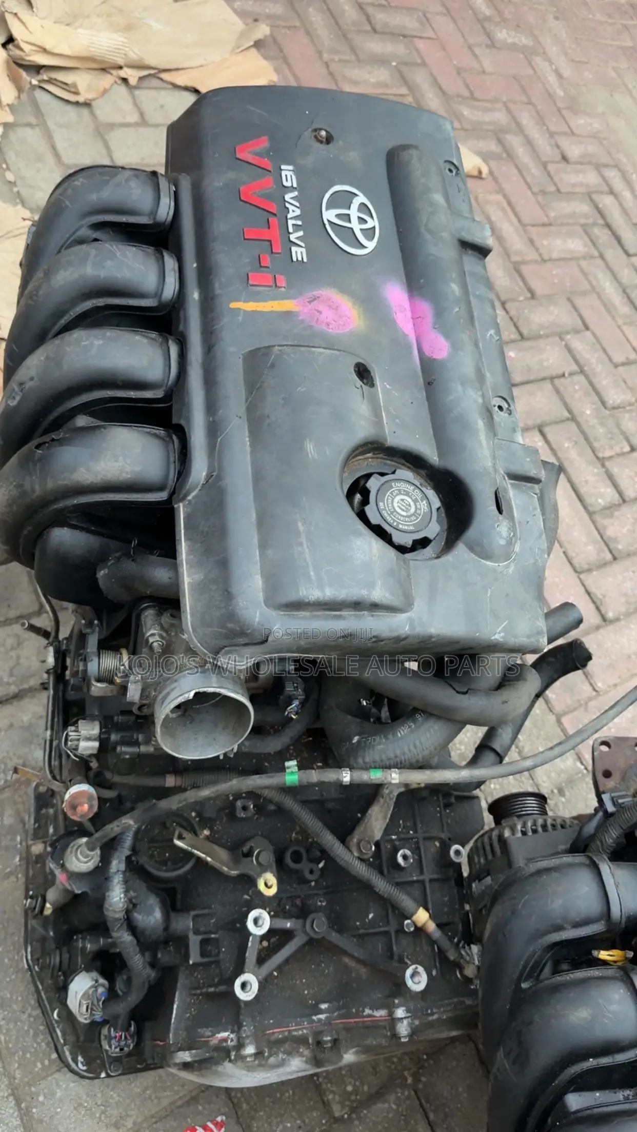 Toyota Corolla 1zz 03 - 08 Engine With GearBox 5 PINS (America)