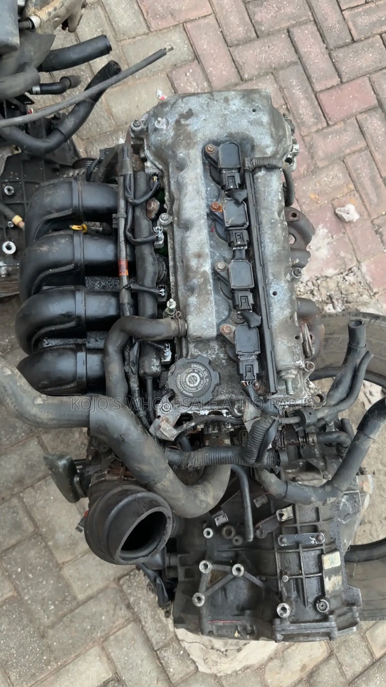 Toyota Corolla 1zz 03 - 08 Engine With GearBox 5 PINS (America)