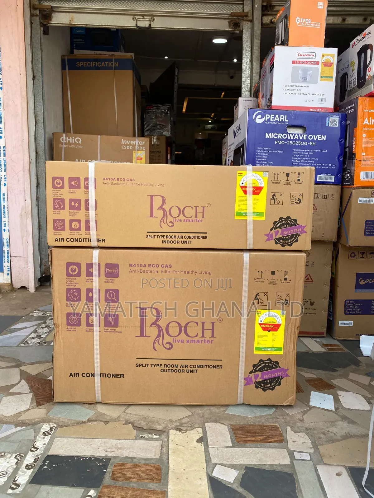 Quality and Fast Cooling Roch 1.5hp Spit System AC