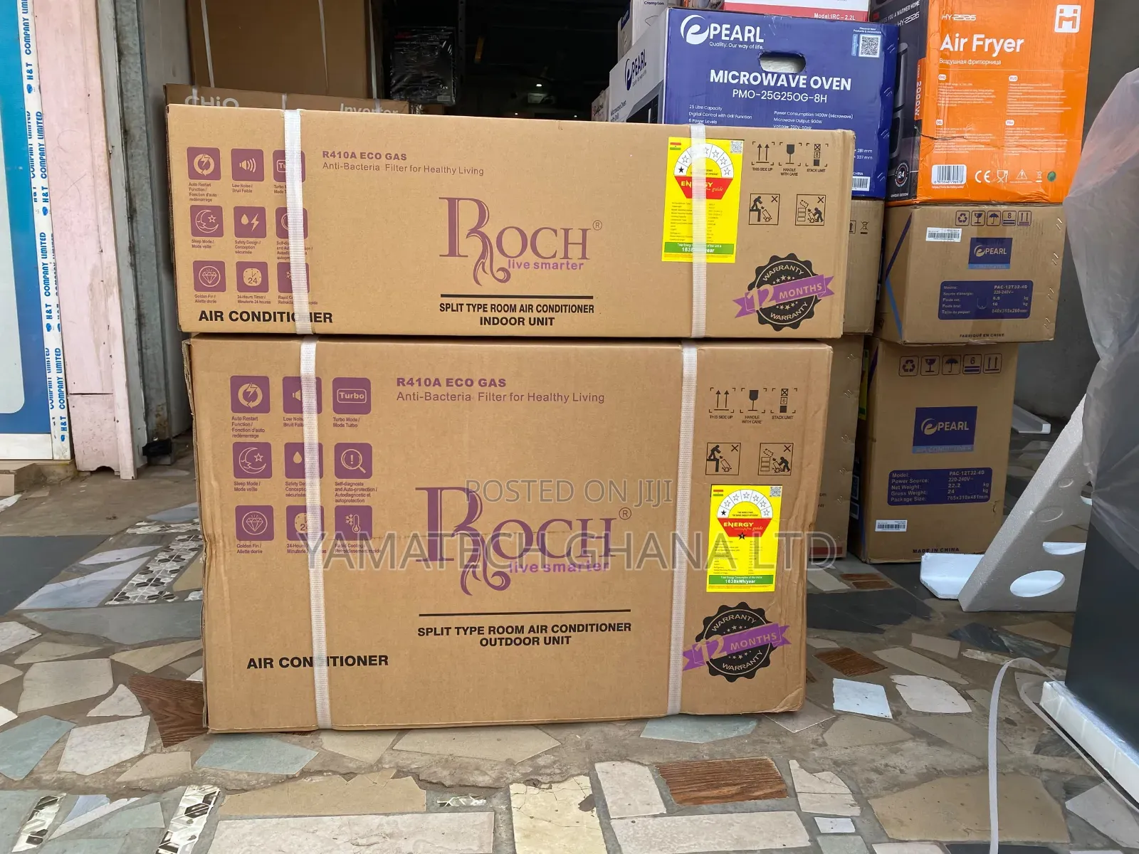 Quality and Fast Cooling Roch 1.5hp Spit System AC