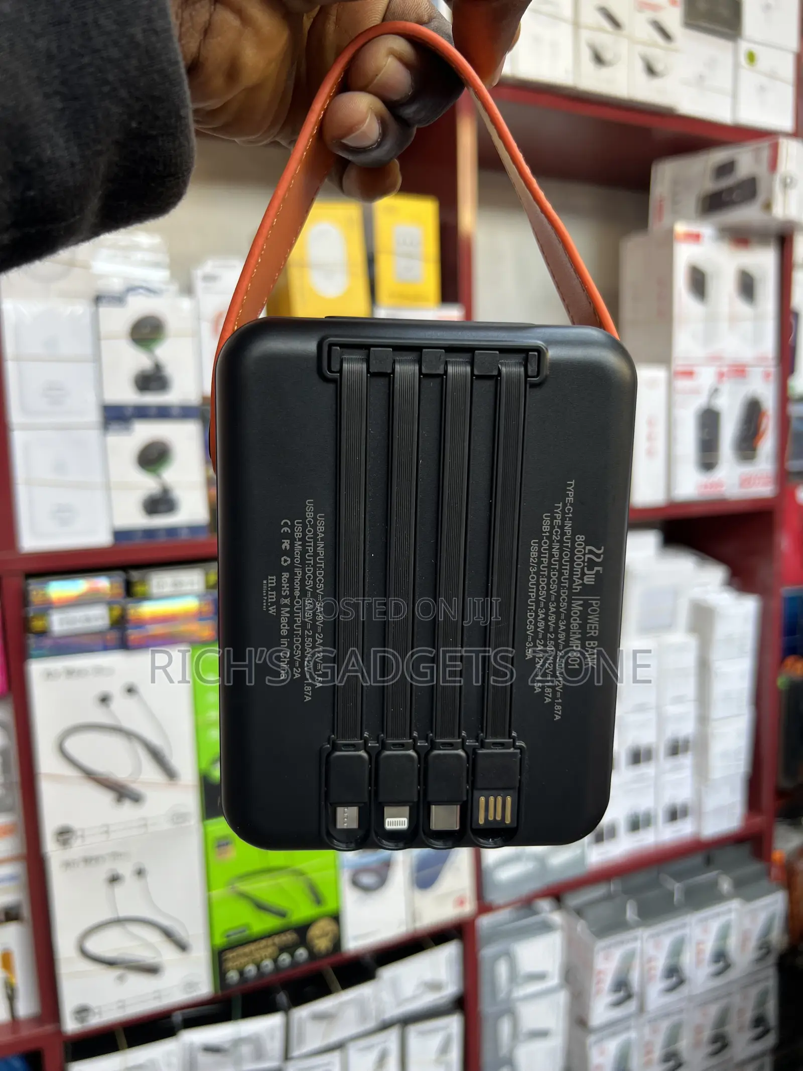 POWER UP ANYWHERE! m.m.w 80,000mAh Fast Charging Power Bank (22.5W)