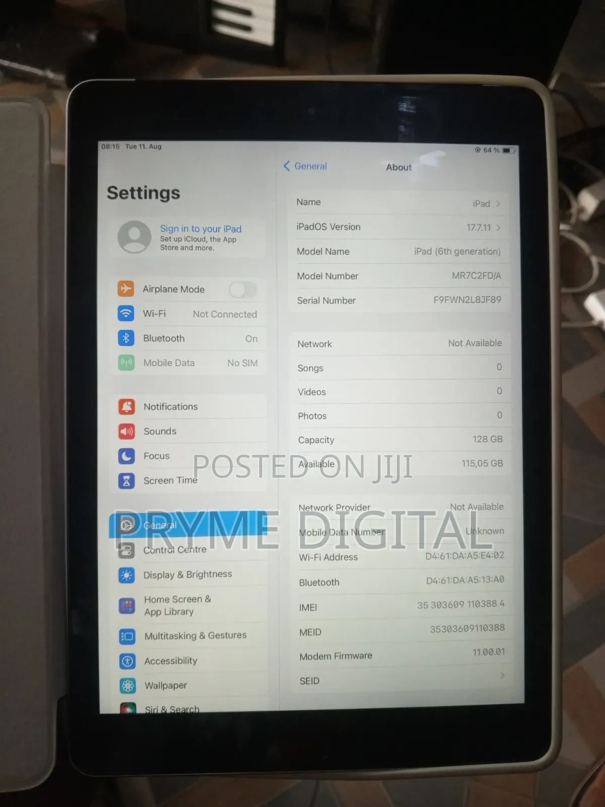 Apple iPad Wi-Fi +3G 128 GB Gray