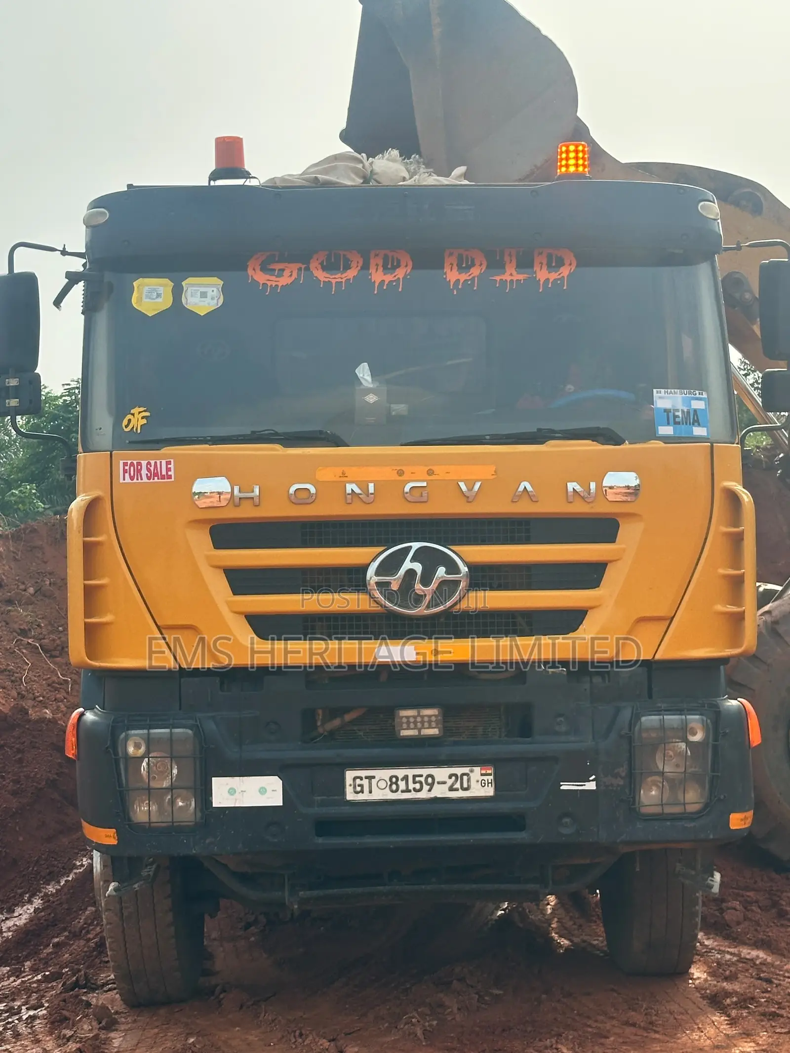 Used Hongyan Kingkan Truck 2020 Yellow