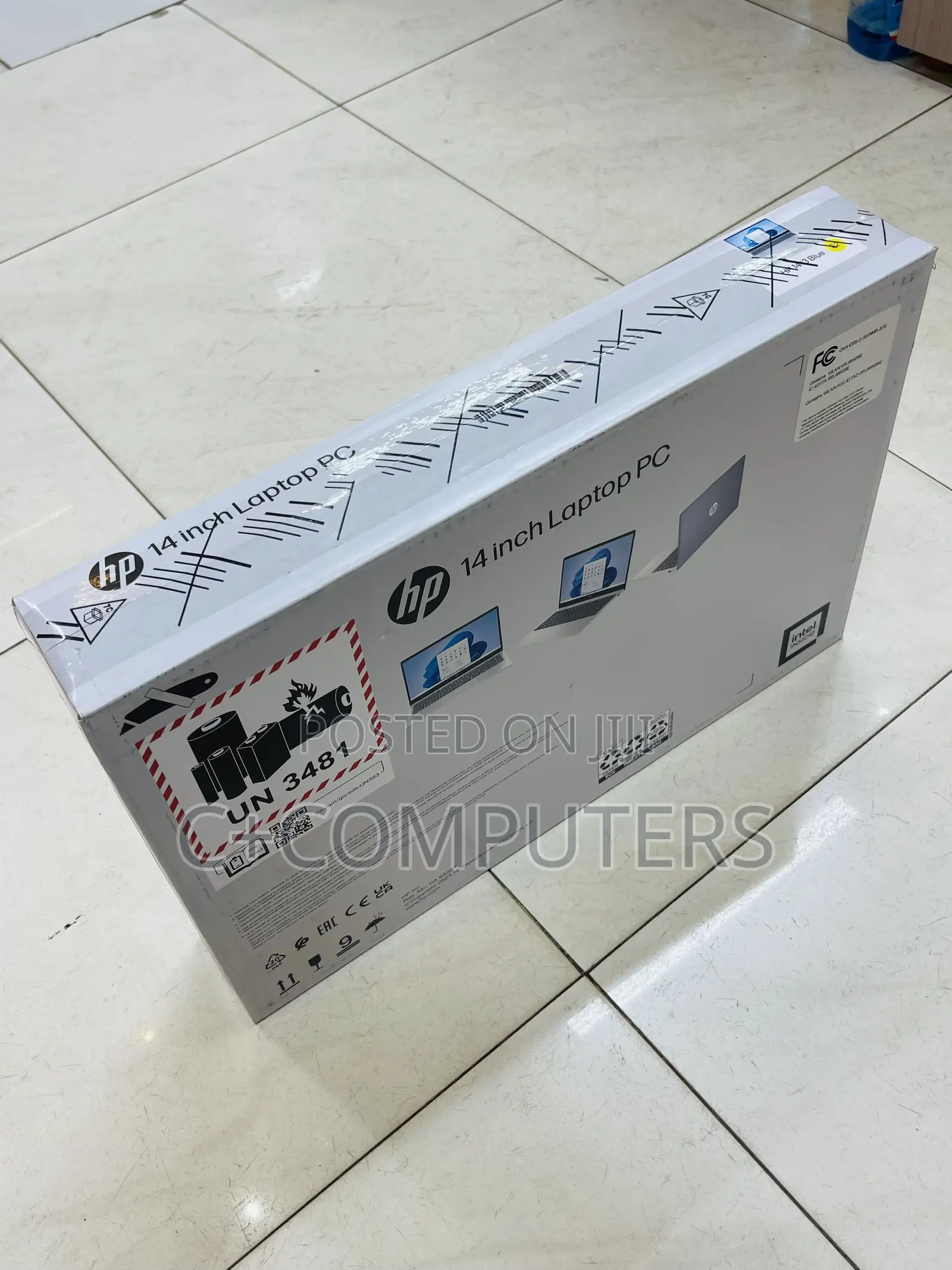 New Laptop HP 14-dq1088wm 8GB Intel Core i3 SSD 256GB