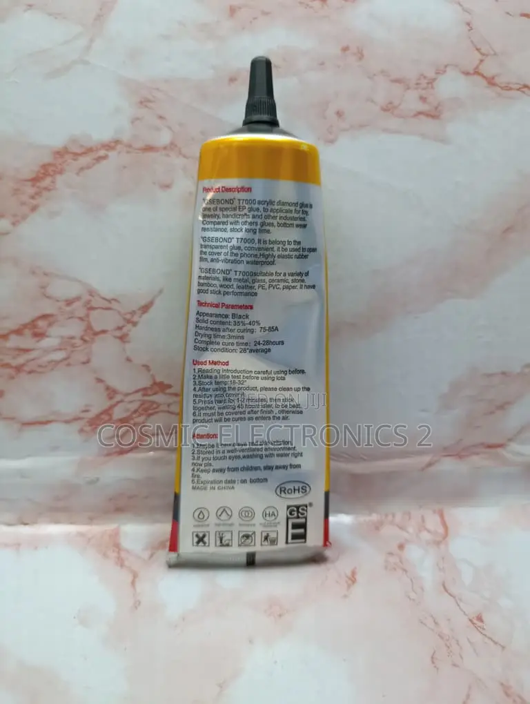 T-7000 Black Multipurpose Industrial Adhesive Glue – 110ML