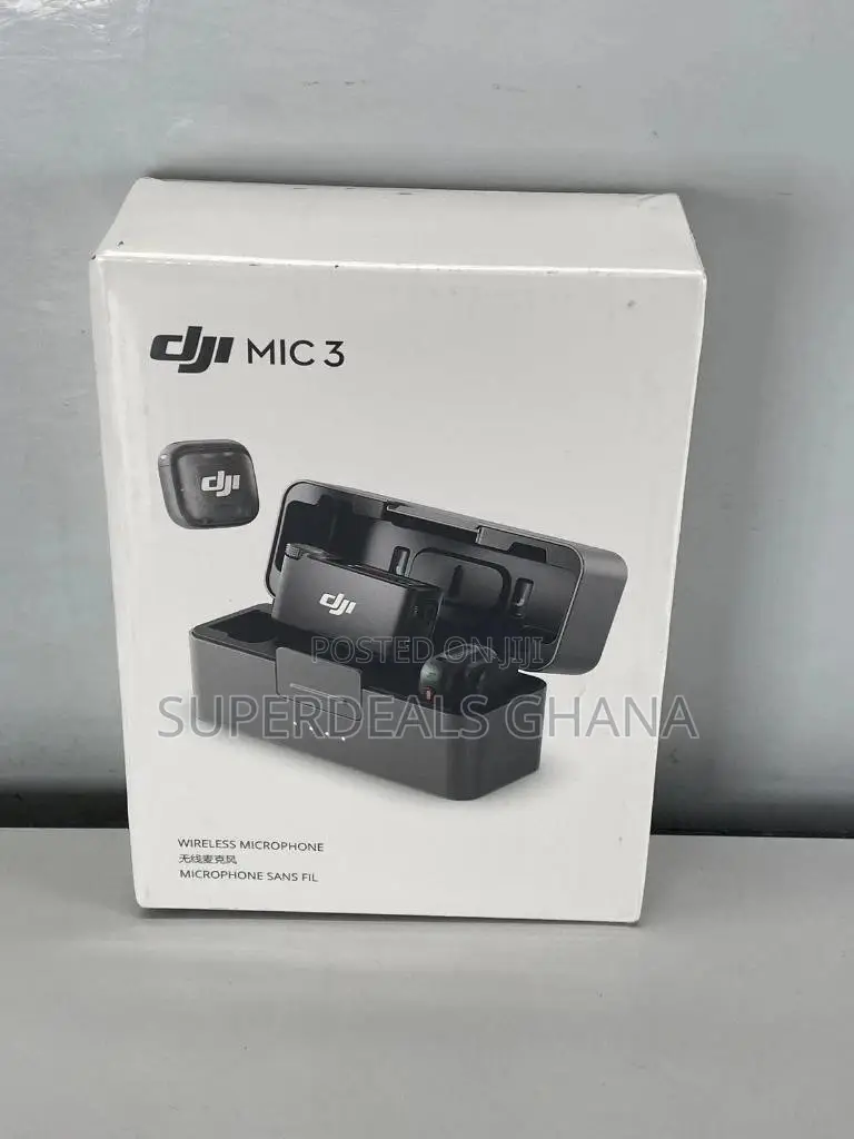 DJI - Mic 3 (2 TX + 1 RX + Charging Case) - Black