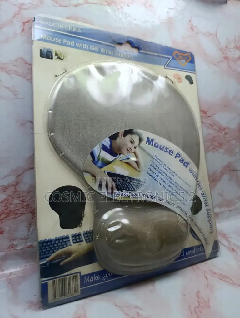 L-1108 Ergonomic Mouse Pad With Gel Wrist Support