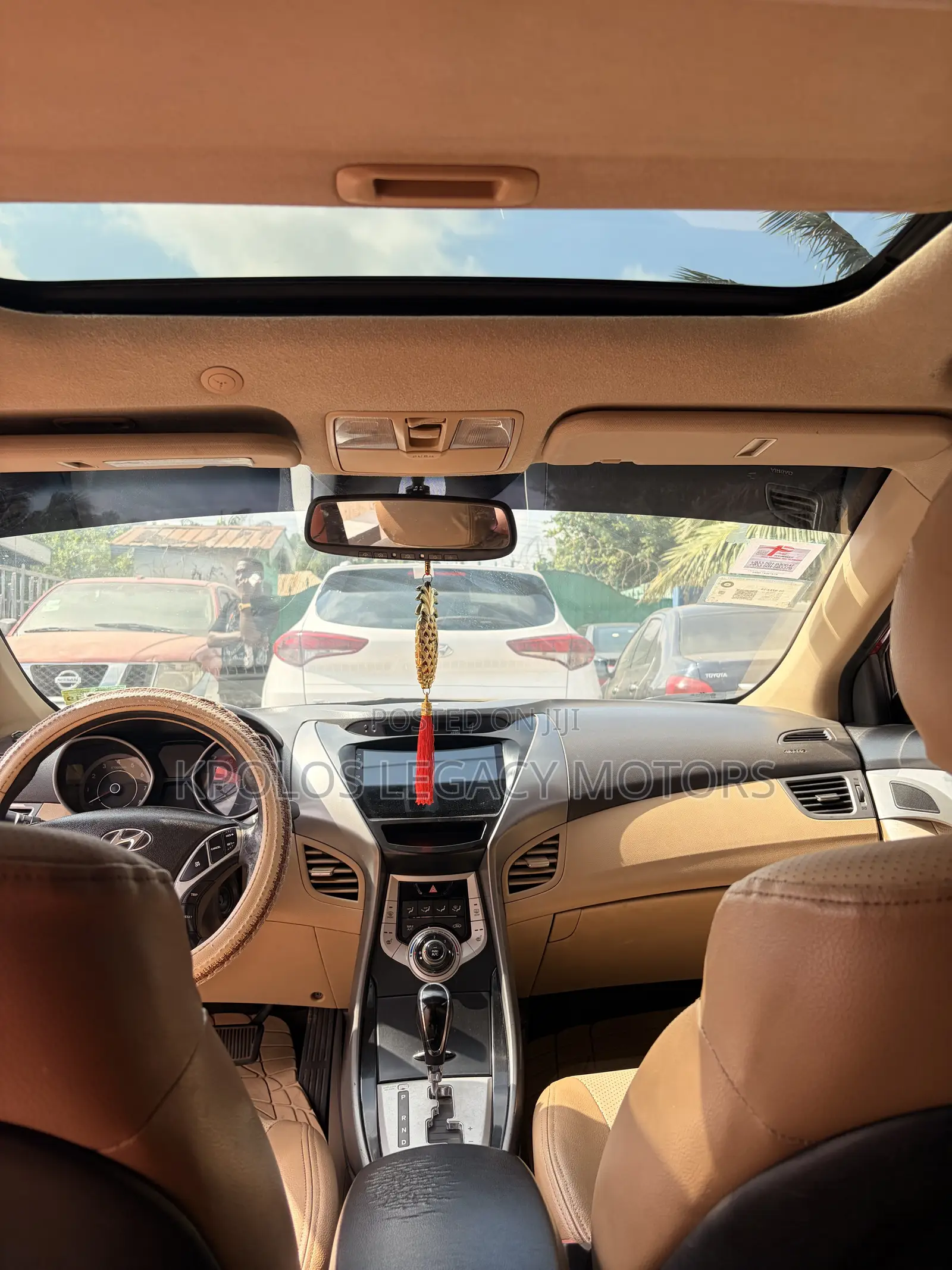 Hyundai Elantra Limited 2012 Red