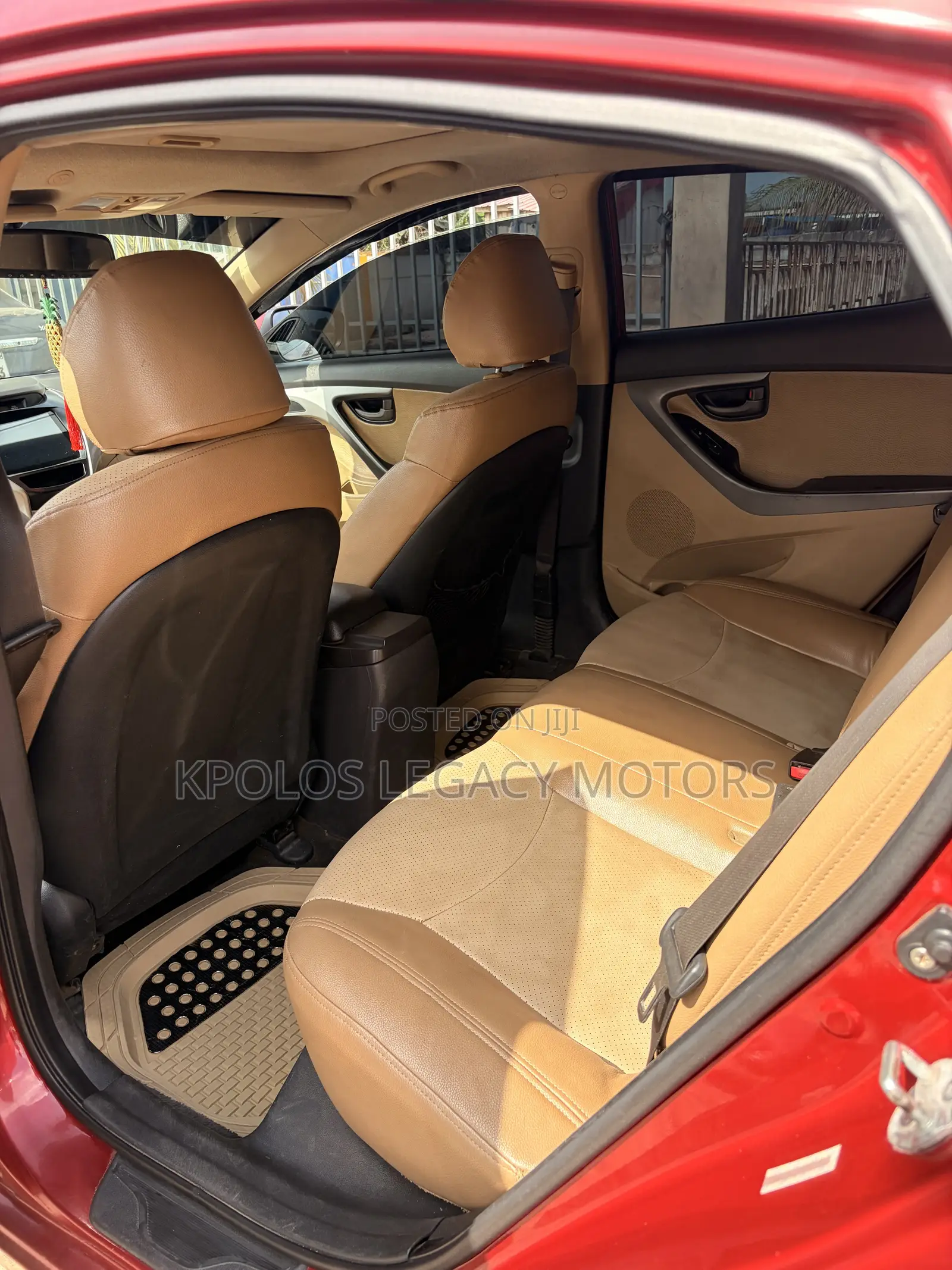 Hyundai Elantra Limited 2012 Red