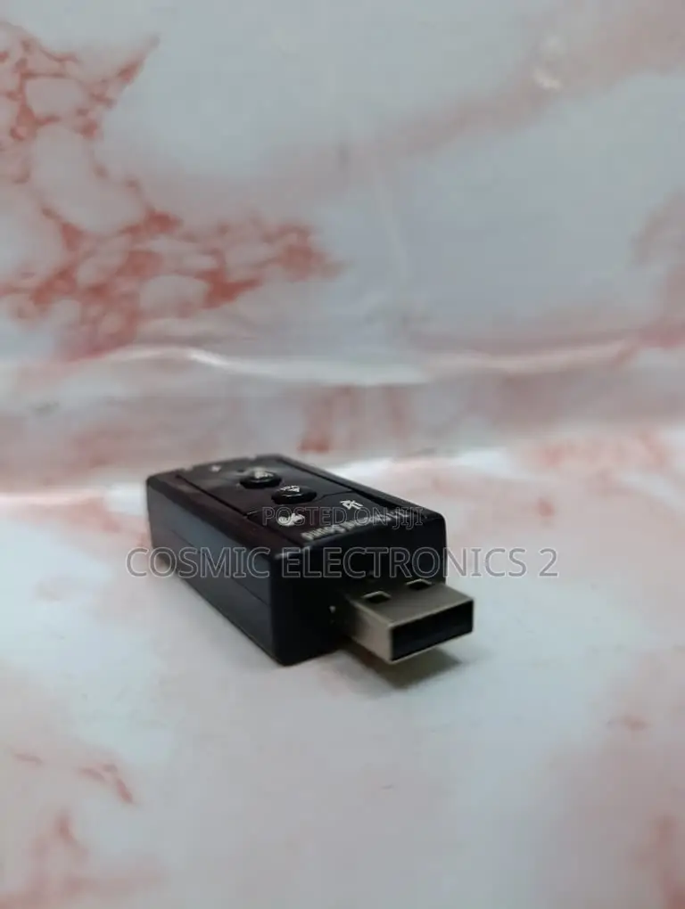 USB External 7.1 Channel Virtual Audio Sound Card Adapter