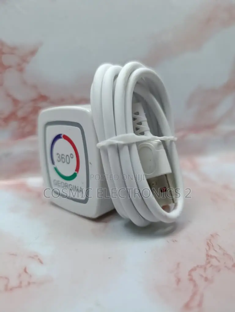 6A Dual USB Fast Charging Wall Charger With LED Light