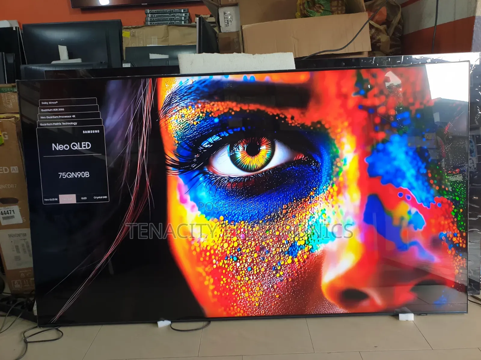 75"neo Qled Samsung Uhd HDR Smart Satellite TV
