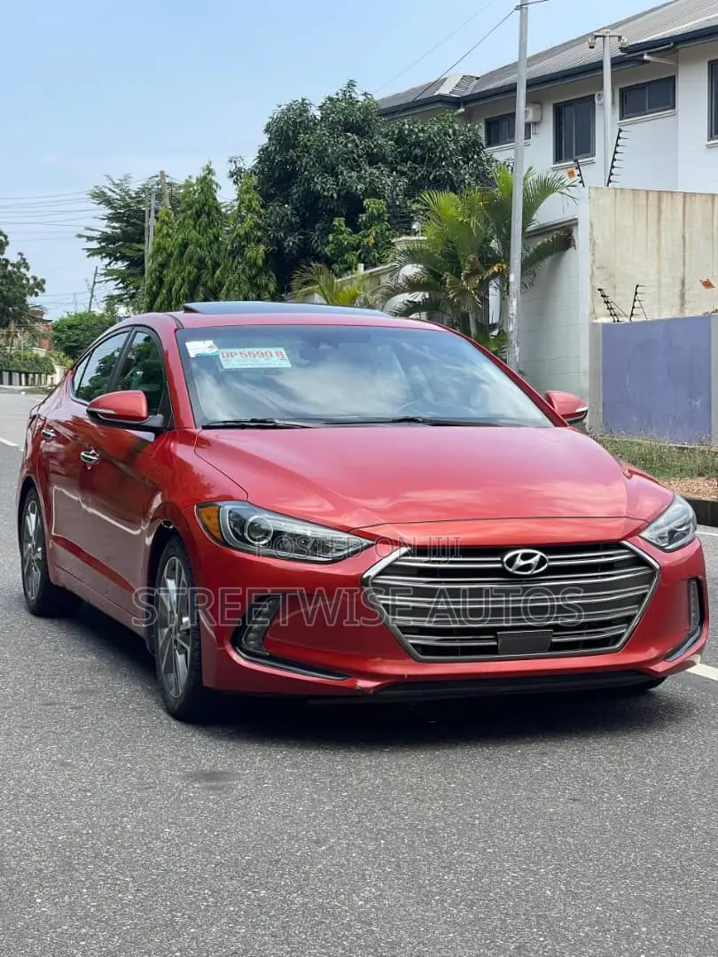 Hyundai Elantra Limited 2018 Red