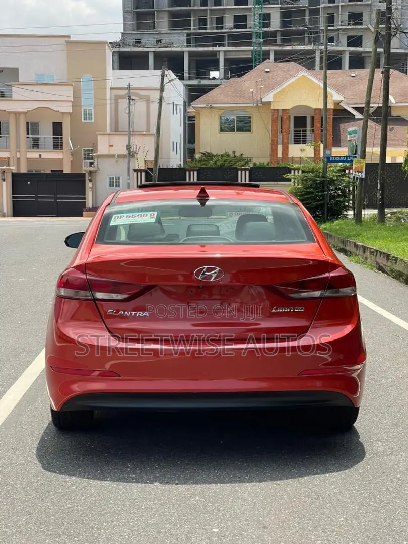 Hyundai Elantra Limited 2018 Red