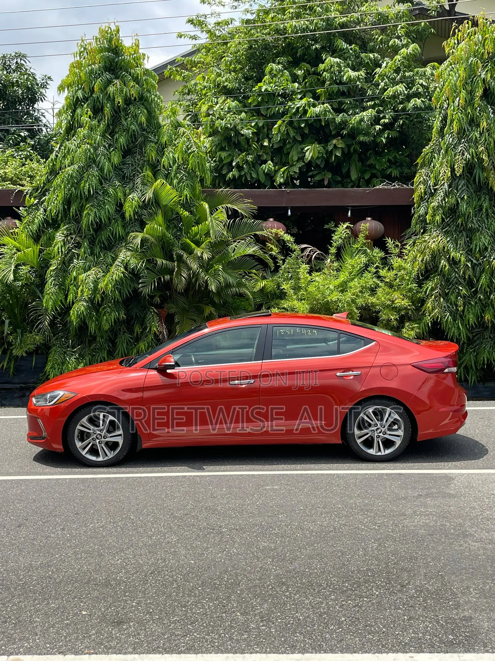 Hyundai Elantra Limited 2018 Red